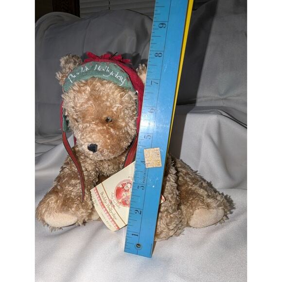 VTG 2002 Hallmark Buddy Hollyday Puppy Dog Christmas Winter Stuffed Plush - Picture 9 of 9